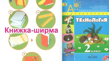 Технология 2 класс КНИЖКА-ШИРМА перспектива (Перезалив)