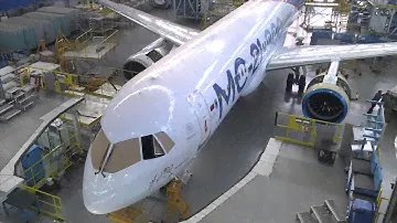Сборка самолета МС-21