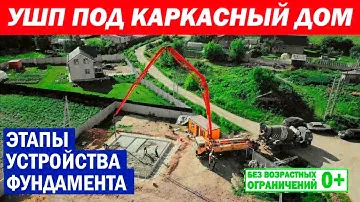 УШП под каркасный дом. Этапы устройства фундамента. Утепленная шведская плита. Построй Себе Дом.