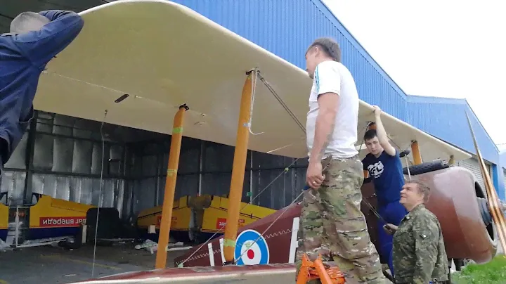 Завершение сборки самолетов Первой Мировой войны. WWI retro aircrafts assembling.