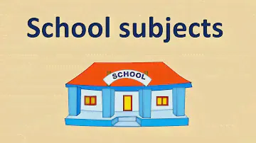 School subjects. Школьные предметы по-английски.