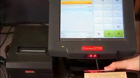 GlobalPOS-MINI на Android - печать чеков.