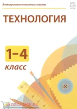 Электронные плакаты и тесты. Технология. Начальная школа
